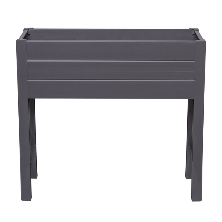 Elevated Garden Bed 35.5" x 15" x 32" – Slate Gray